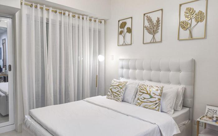 White Nordic Fully Furnished Studio with Balcony