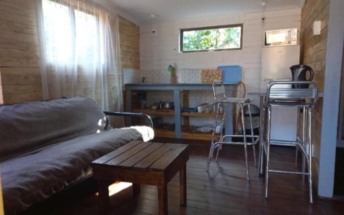 Amaroks Self Catering Units, wooden units.