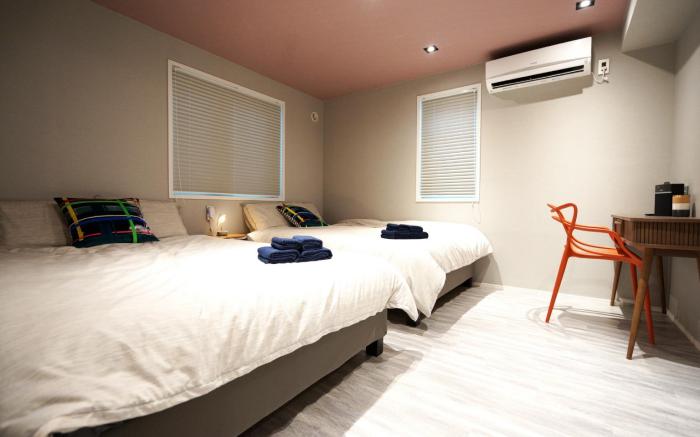 Real Life AOYAMA 1BR suite 2 double bed 3min metro