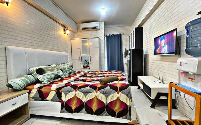 Bright cozy studio 1BR cityview, SmartTV,FAST Wifi