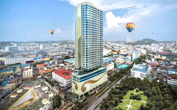 Wiwi Formosa Residence-King bed-Balcony-Netflix