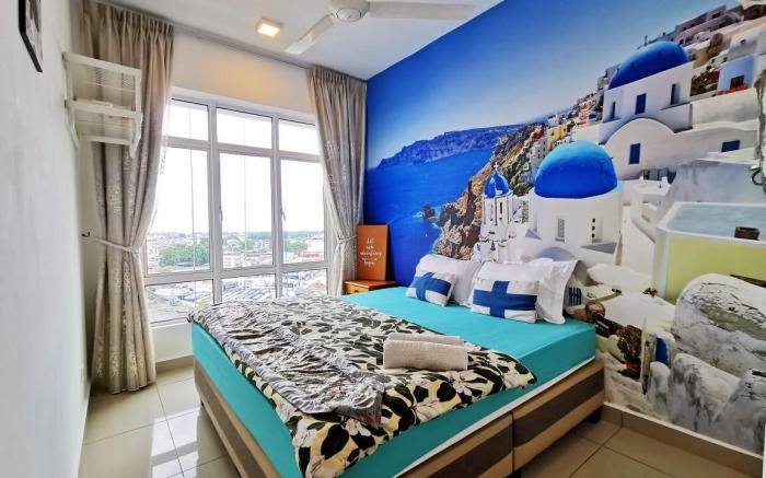 IPOH TOWN MAJESTIC CONDO-Santorini theme