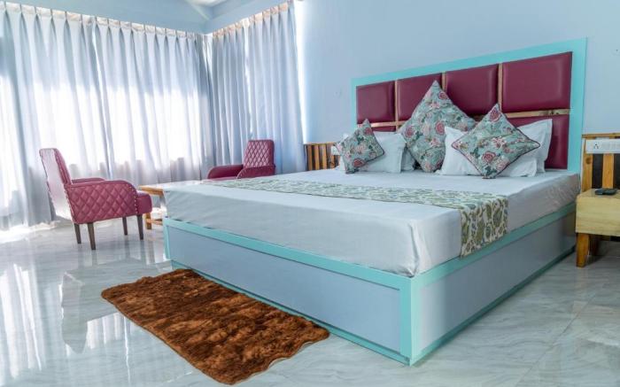 Apple Flower with balcony and mountain view