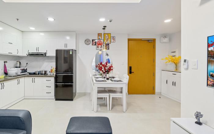 Cozy 2 bedrooms condo in T1 Masteri