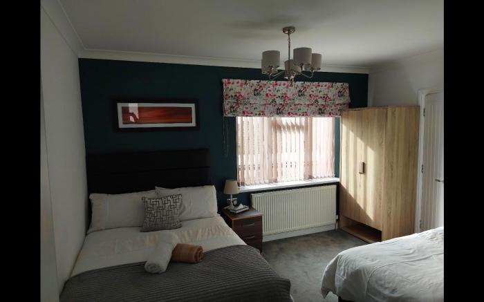 Family room with private bathroom