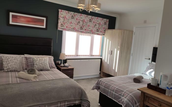 Family room with private bathroom