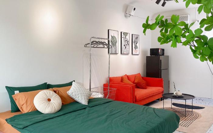 Full of Light Apartment 2BR w/Balcony@Train Street