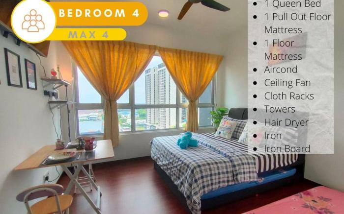Cozy Home 4R3B, 15km to Uitm, 13 Pax, 2 Parking
