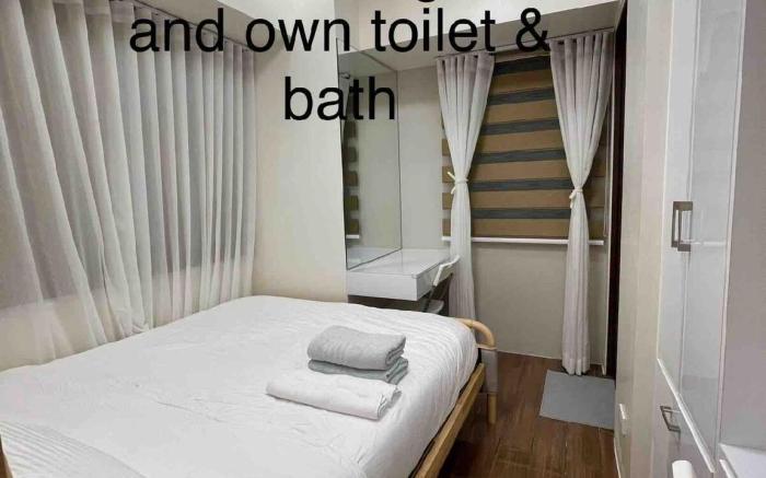 Simple & comfy Air Res.3BR-6Beds 2 bath -CityView