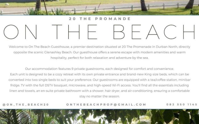 No. 20 On The Beach Guesthouse