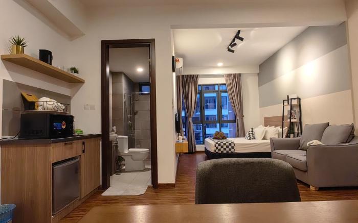K Avenue Comfort Studio 3 Pax (5 Mins to Airport) 
