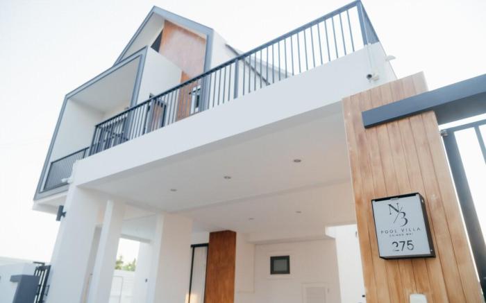 Pool Villa, Cozy Nordic Style Near Market Places