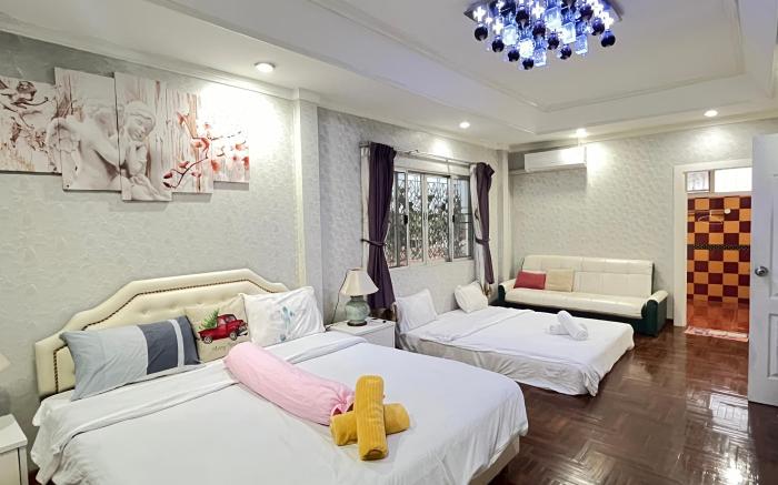 jomtien beach 1km,green garden POOL villa,5BR
