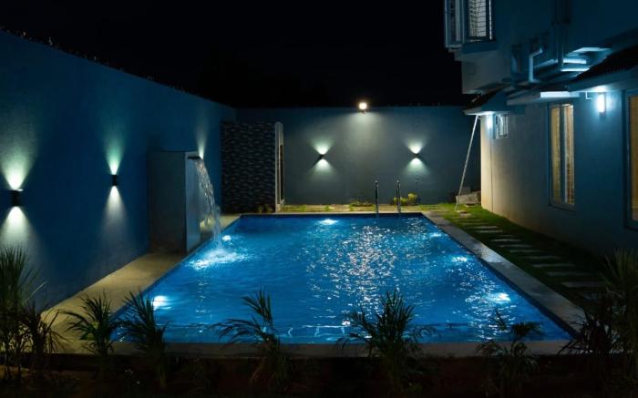 ECR Beach Villa ENTIRE 4BHK & Pvt swimming pool 