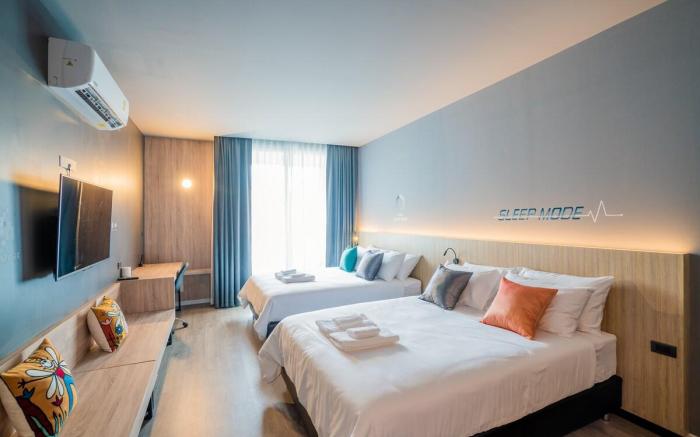 TKbed family suite room with balcony