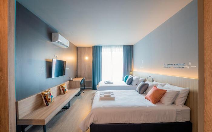 TKbed family suite room with balcony