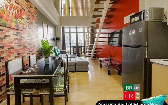 Amazing Loft big 1BR Romantic Gramercy Makati 1803