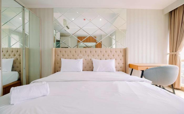 ComfortModern Studio Menteng Park Apt By Travelio