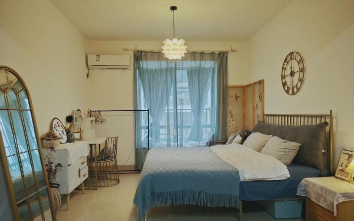 Romantic urban Apartment 万象城站大床带厨房公寓