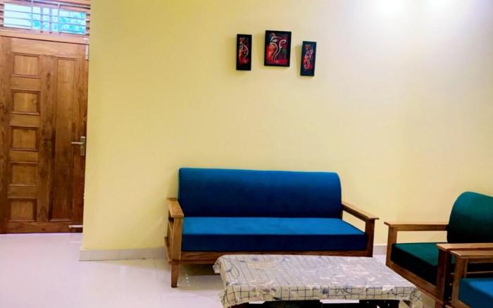 A cozy 1 BHK balcony flat.