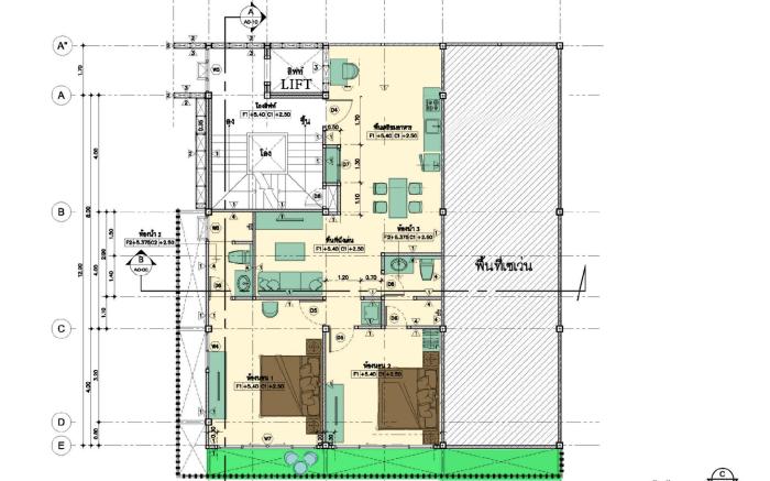 New 118sqm 2Br FL2 Ekamai Luxury Home near 711,BTS