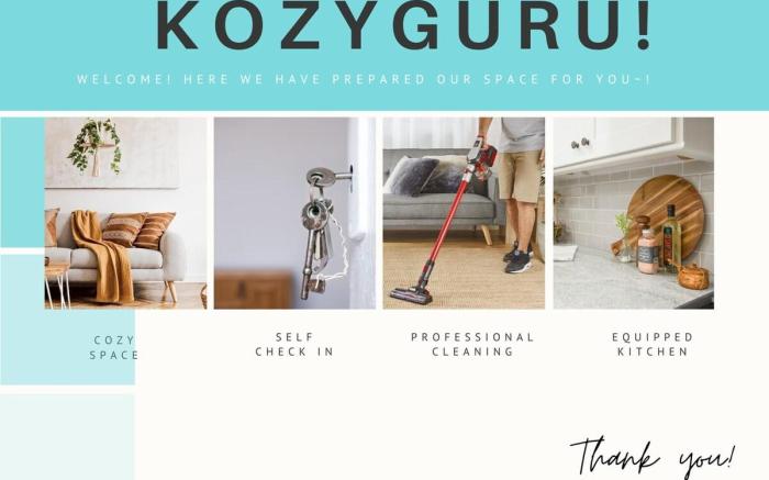 KozyGuru | Harris Park | Charming 1R Two-story Apt