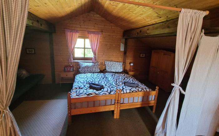 Waldferienhaus 98 I 3 Schlafzimmer I Lagerfeuer