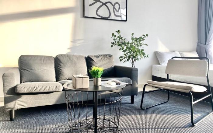 Skypool Minimalist 2BR 2Bath Suite #6pax 