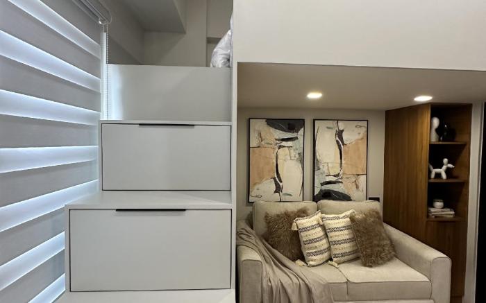 Loft bed studio unit