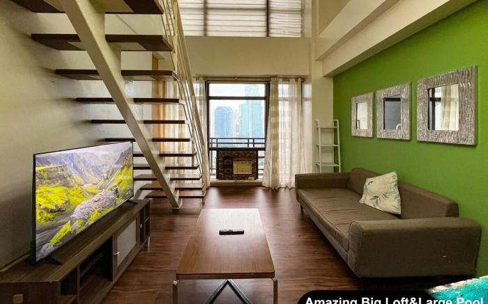 Amazing Loft big 1BR Romantic Gramercy Makati 2204