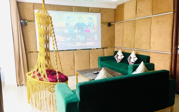 22. 2bhk Macrami theater relax by instay