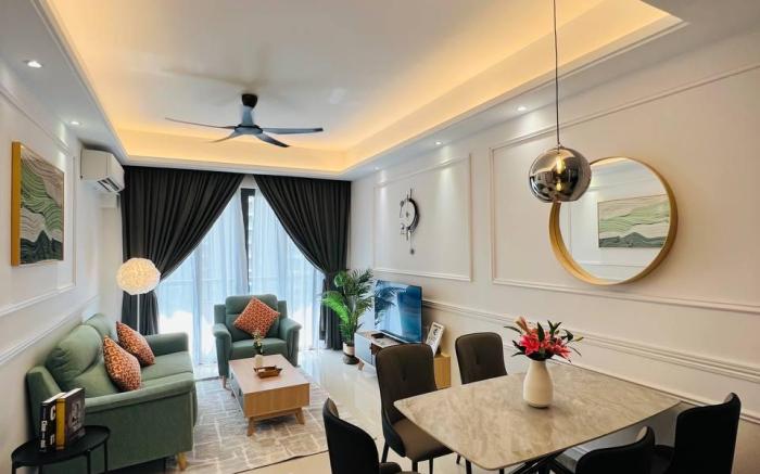 Sunny Gardenview 3BRunit R&F Seine Region by ANJU