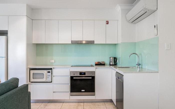 Bayview Beachfront Apartments- in town right on the beach