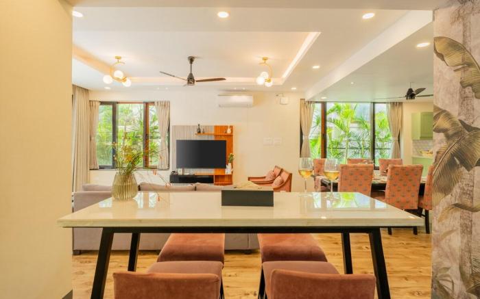 ELIVAAS 3 BHK Pvt Pool & Bar - Villa Valerie