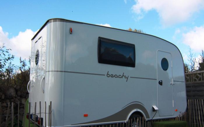 Beachy Caravan am Achterwasser, Lutow