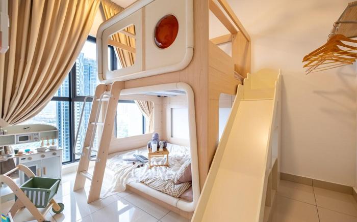 Kids Memorable Home with Slides & Tent @ Trion KL