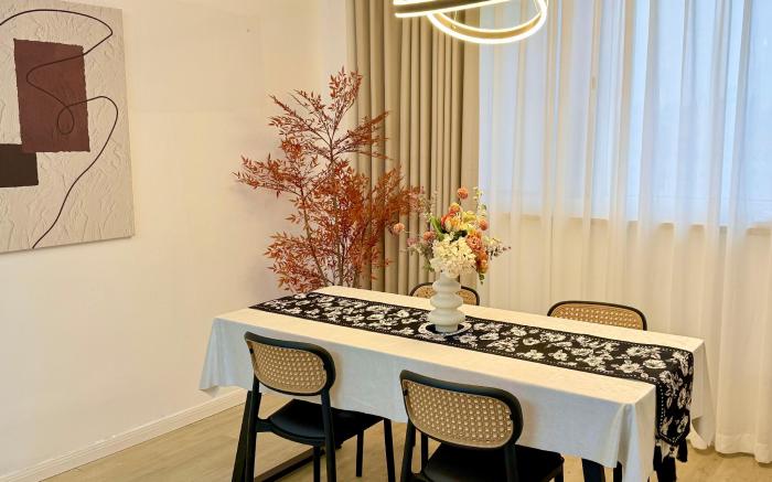 CityHome-3BRs，2Baths，Jing'an Temple，Bar street
