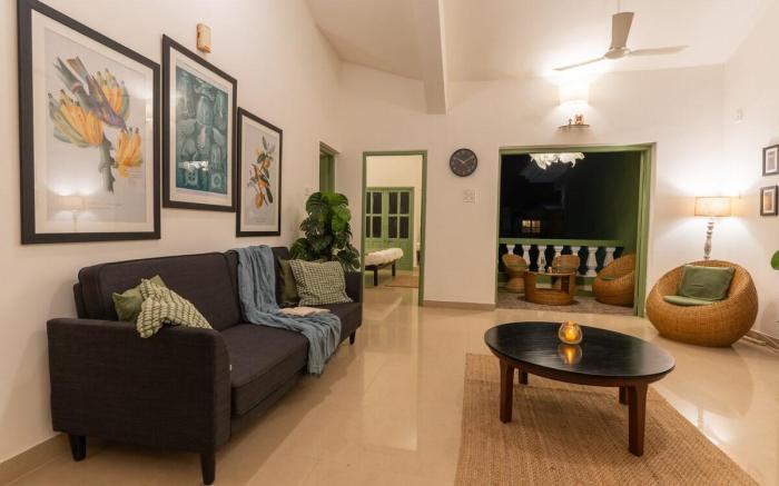 Coastal Oasis: Serene 1BHK, 5 Mins to Colva Beach
