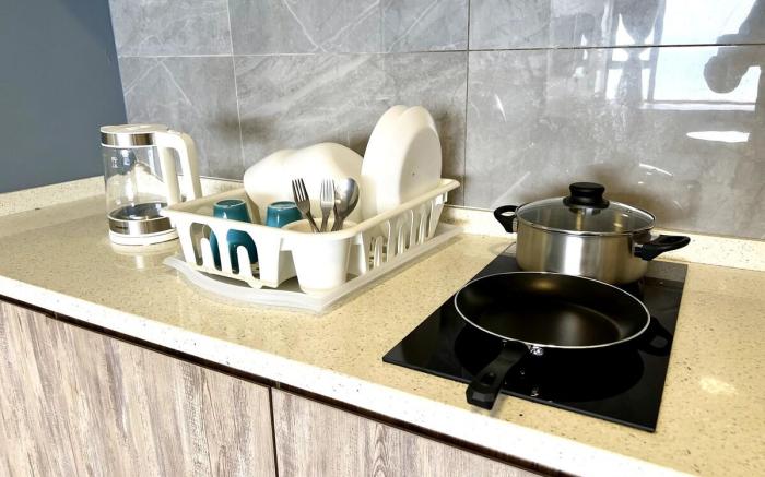 Imperio 2Bedroom 4pax/Wi-fi/1parking/TvBox/SeaView