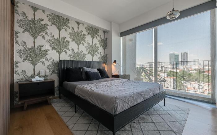 The Taman Loft – Chic 2BR/2BA in a Condesa