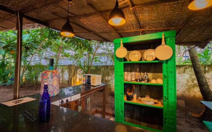 Mulberry House in Morjim | Pvt Pool | Outdoor Bar
