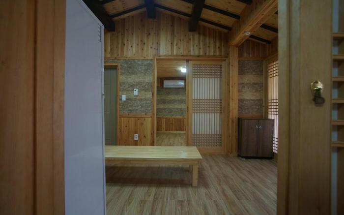 Traditional Hanok thatched house