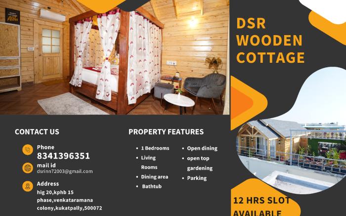 Lovely Hawk Wooden Cottage KPHB