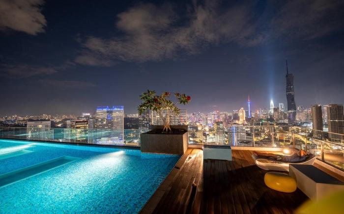The Riv@Riveria city KLSentral#skypoolKLCCview#52R