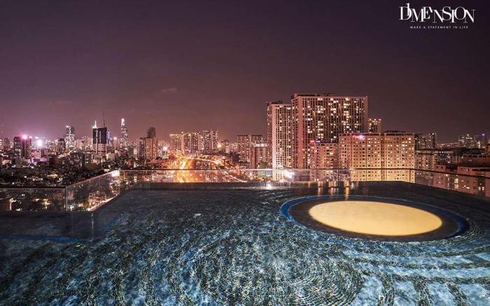luxury apartment 2br 3bed,rooftop pool, gym,center