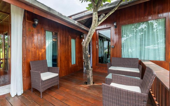 wooden  romantic villa with 2bedroom 