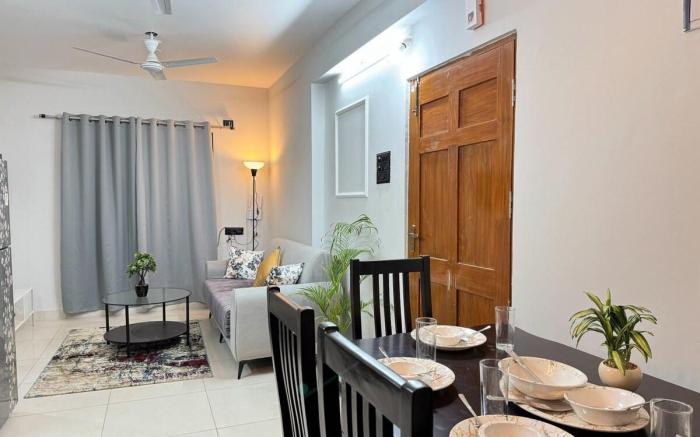 Stylish Haven: Central 2BHK with Full Amenities