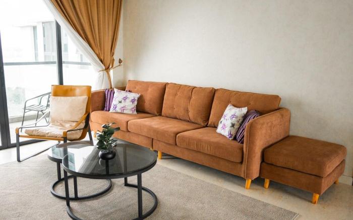 Artistic Marina View 3BR Permas Bathtub & Seaview
