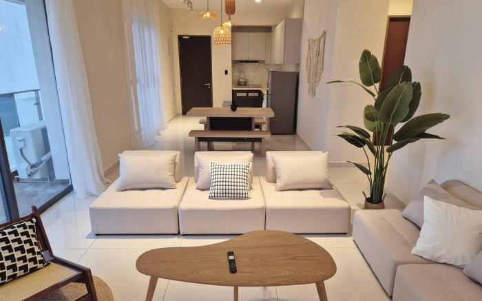 [Modern Sea View & City skyline] - 3 Rooms 6 Pax