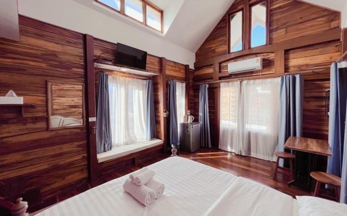My log home resort (Garden view 3 People) Number05